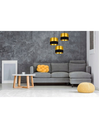 Lampa wisząca GOLDEN E27 - elegancki designerski akcent w złotym kolorze do nowoczesnych wnętrz.