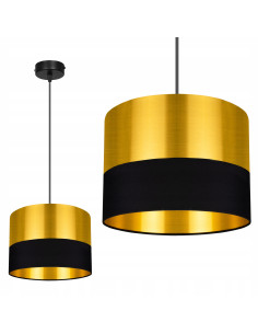 Lampa wisząca GOLDEN E27 – elegancki dodatek w złotym kolorze do stylowego salonu, kuchni czy biura.