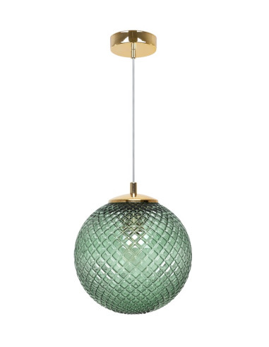 Lampa sufitowa CANNES 3D złota - nowoczesny design do biura, salonu i jadalni