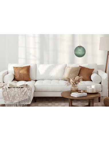 Lampa wisząca ze szkła zielonego Light Home CANNES – elegancki detal do nowoczesnych wnętrz i restauracji