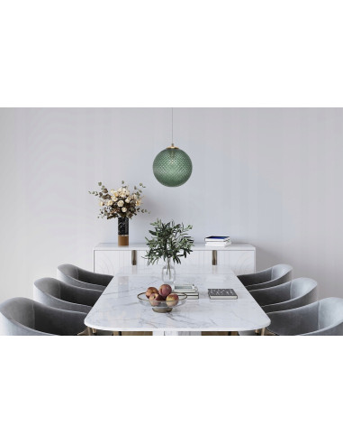 Lampa wisząca ze szkła zielonego Light Home CANNES – elegancki detal do nowoczesnych wnętrz i restauracji