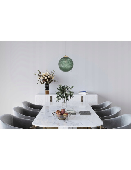 Lampa wisząca ze szkła zielonego Light Home CANNES – elegancki detal do nowoczesnych wnętrz i restauracji