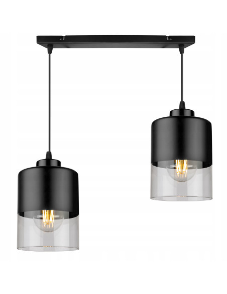 Lampa sufitowa ROMA - elegancka lampa na belce, regulowana, idealna do salonu, jadalni i wysokich pomieszczeń