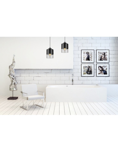 Lampa sufitowa ROMA - elegancka lampa na belce, regulowana, idealna do salonu, jadalni i wysokich pomieszczeń