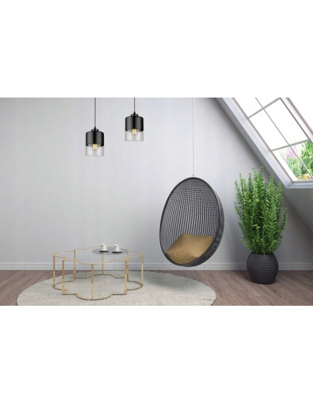 Lampa sufitowa ROMA - elegancka lampa na belce, regulowana, idealna do salonu, jadalni i wysokich pomieszczeń