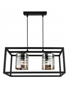 Lampa wisząca HELIX z eleganckimi srebrnymi detalami - nowoczesne oświetlenie do różnych wnętrz