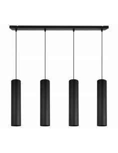 Lampa sufitowa TUBA z regulacją, czarna, 4x GU10, minimalistyczny design do biura i kuchni - marka Light Home 2