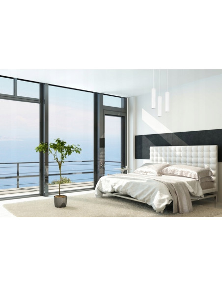 Lampa wisząca TUBA z cylindrycznymi kloszami - elegancki design, regulowana wysokość, 3 źródła światła GU10