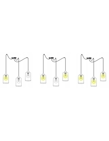 Lampa wisząca TUBA GU10 - nowoczesny design w białym kolorze do salonu, jadalni i biura