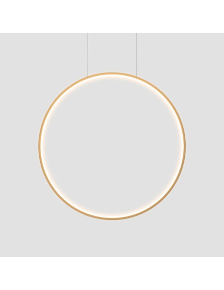 Lampa Wisząca LED MIRROR w Złotym Okręgu – Nowoczesne Oświetlenie do Wnętrz i Łazienek