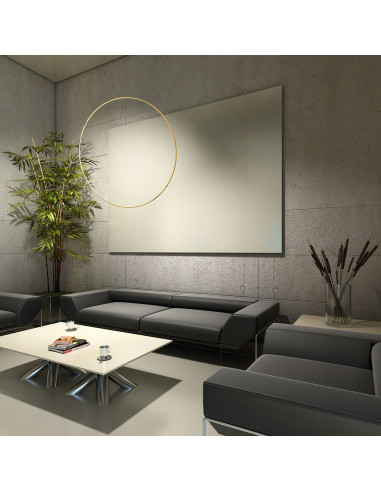 Lampa Wisząca LED MIRROR w Złotym Okręgu – Nowoczesne Oświetlenie do Wnętrz i Łazienek