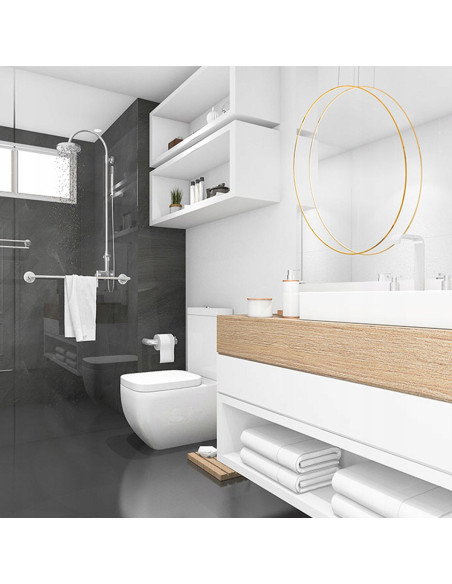 Lampa Wisząca LED MIRROR w Złotym Okręgu – Nowoczesne Oświetlenie do Wnętrz i Łazienek