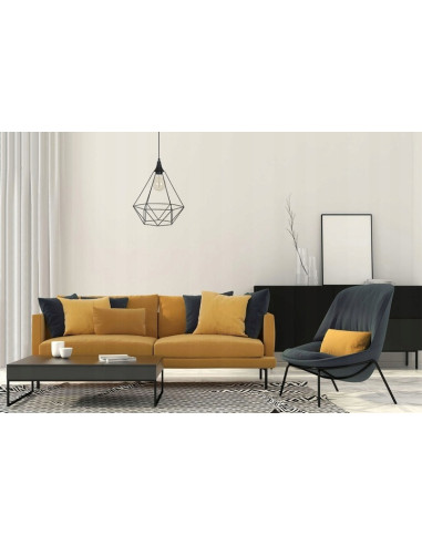 Lampa sufitowa EDISON z regulacją wysokości – eleganckie oświetlenie w kolorze czarnym do wnętrz nowoczesnych