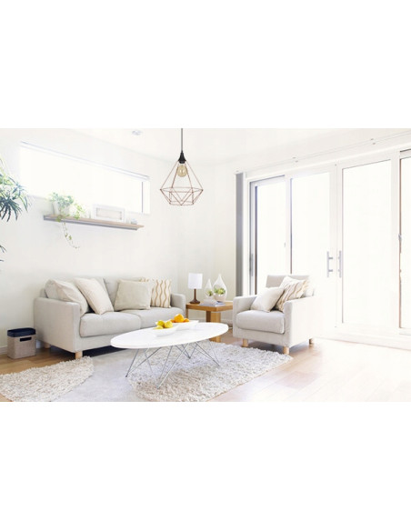 Lampa wisząca EDISON w miedzianym kloszu - nowoczesny akcent do biura, restauracji i eleganckich wnętrz.