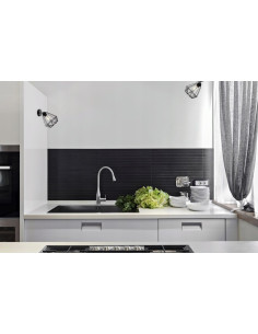 Lampa sufitowa EDISON E27 w stylu nowoczesnego diamentu - elegancki akcent do wnętrz w kolorze czarnym 2