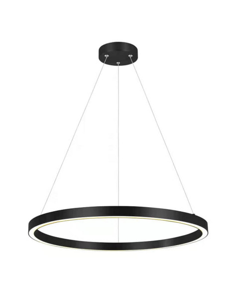 Lampa wisząca MIDWAY MAŁA LED z czarnym akcentem, minimalistyczna elegancja do nowoczesnych wnętrz