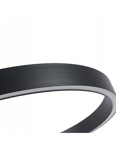 Lampa wisząca MIDWAY MAŁA LED z czarnym akcentem, minimalistyczna elegancja do nowoczesnych wnętrz