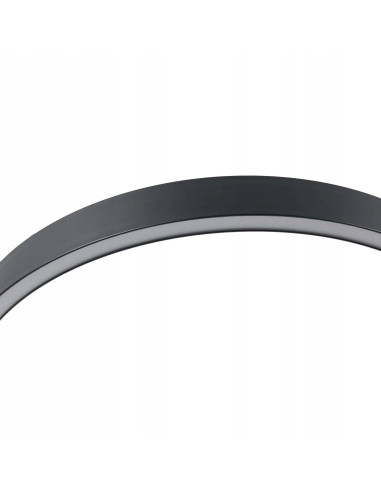 Lampa wisząca MIDWAY MAŁA LED z czarnym akcentem, minimalistyczna elegancja do nowoczesnych wnętrz