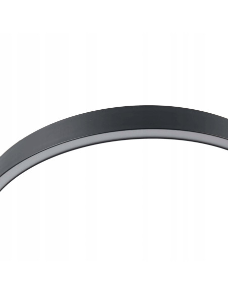 Lampa wisząca MIDWAY MAŁA LED z czarnym akcentem, minimalistyczna elegancja do nowoczesnych wnętrz