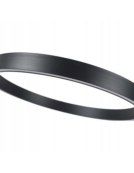 Lampa wisząca MIDWAY MAŁA LED z czarnym akcentem, minimalistyczna elegancja do nowoczesnych wnętrz