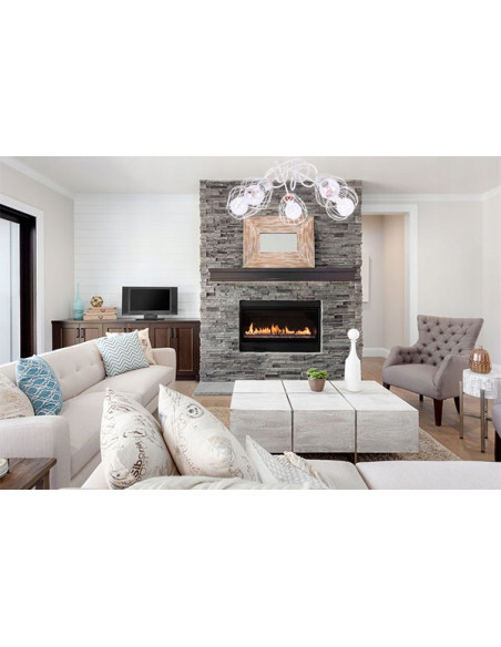 Żyrandol Edison - nowoczesne oświetlenie industrialne z różnorodnymi kloszami do salonu i jadalni