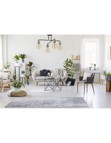 Lampa sufitowa EDISON w stylu awangardowym z metalową konstrukcją, idealna do nowoczesnych wnętrz.