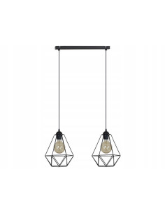 Lampa wisząca EDISON Fusion – minimalistyczna elegancja z personalizacją koloru dla salonu i jadalni.