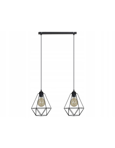 Lampa wisząca EDISON Fusion – minimalistyczna elegancja z personalizacją koloru dla salonu i jadalni.