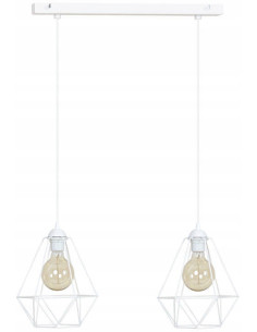 Lampa wisząca EDISON Fusion – minimalistyczna elegancja z personalizacją koloru dla salonu i jadalni. 2