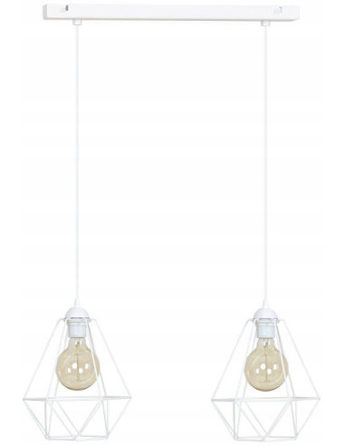 Lampa wisząca EDISON Fusion – minimalistyczna elegancja z personalizacją koloru dla salonu i jadalni.