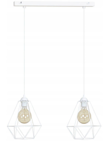 Lampa wisząca EDISON Fusion – minimalistyczna elegancja z personalizacją koloru dla salonu i jadalni.