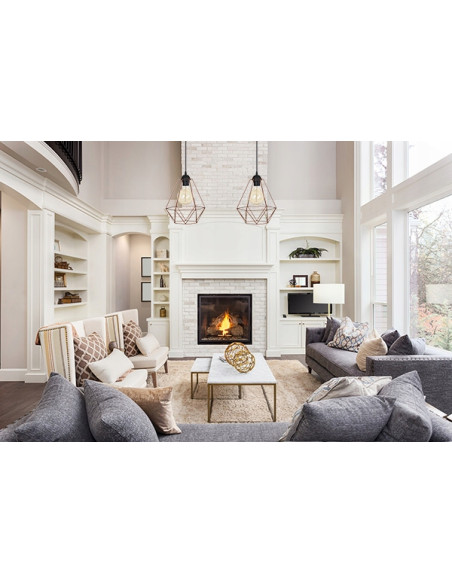 Lampa wisząca EDISON FUSION czarna – nowoczesny design, regulowana wysokość do biura, salonu i kawiarni.