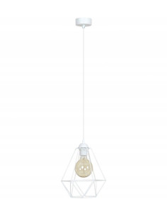 Lampa wisząca minimalistyczna EDISON E27 z metalowym kloszem – eleganckie oświetlenie do biura i jadalni 2