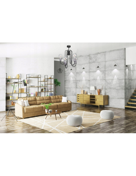 Lampa wisząca EDISON w chromie - nowoczesny żyrandol o unikalnym designie do loftowych i klasycznych wnętrz