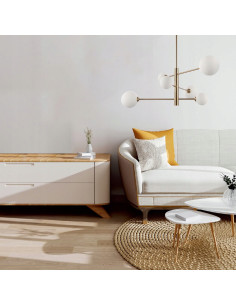 Lampa sufitowa DORADO z regulowanymi kulami - nowoczesne oświetlenie 4-punktowe do eleganckich wnętrz 2