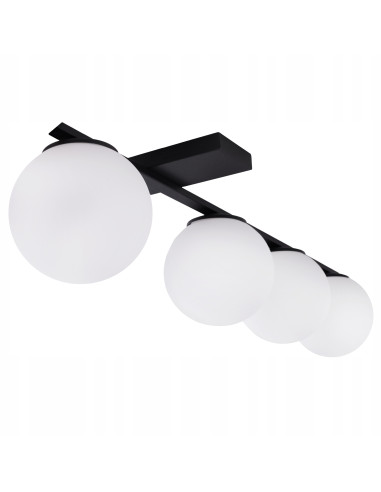 Plafon sufitowy ALTA z 4 matowymi kloszami - nowoczesne oświetlenie biurowe i do każdego wnętrza, marka Light Home