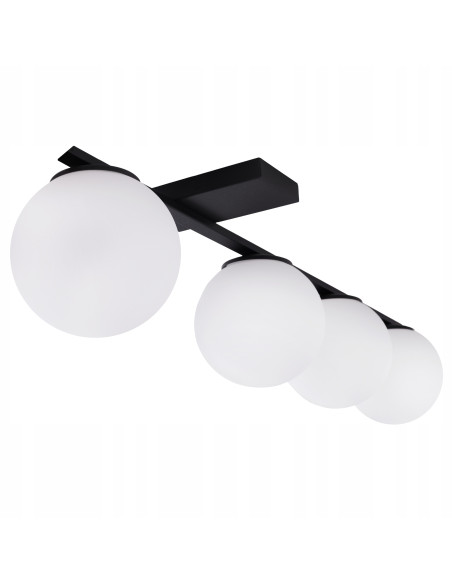 Plafon sufitowy ALTA z 4 matowymi kloszami - nowoczesne oświetlenie biurowe i do każdego wnętrza, marka Light Home