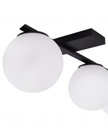 Plafon sufitowy ALTA z 4 matowymi kloszami - nowoczesne oświetlenie biurowe i do każdego wnętrza, marka Light Home