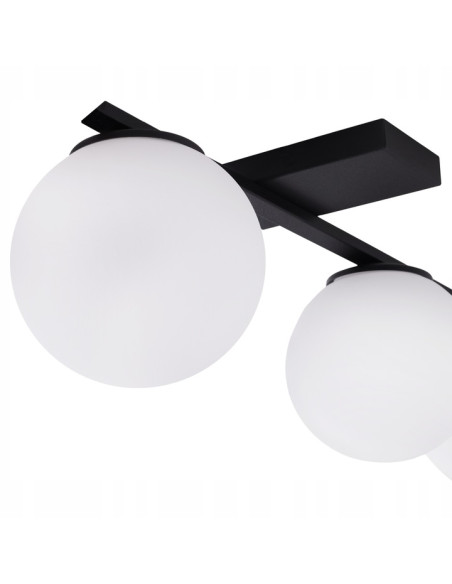 Plafon sufitowy ALTA z 4 matowymi kloszami - nowoczesne oświetlenie biurowe i do każdego wnętrza, marka Light Home