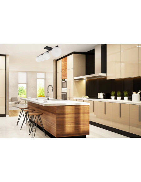 Plafon sufitowy ALTA z 4 matowymi kloszami - nowoczesne oświetlenie biurowe i do każdego wnętrza, marka Light Home