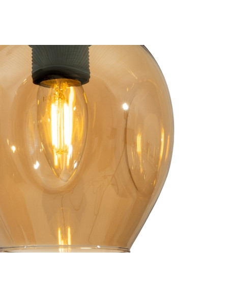 Lampa wisząca PRAGA z 6 kloszami - nowoczesne oświetlenie do salonu, jadalni i biura w różnych kolorach