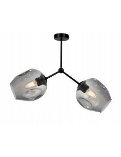 Plafon loftowy Praga Dna z transparentnymi kloszami - elegancka lampa sufitowa od Light Home