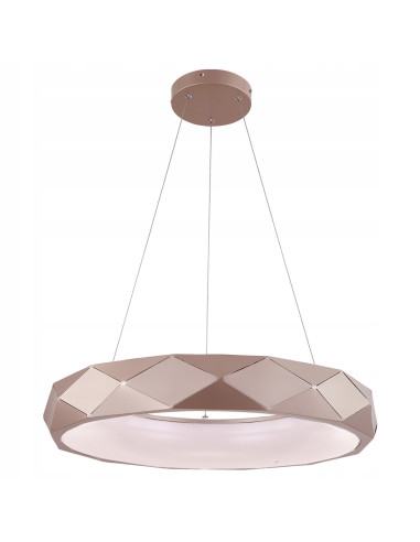 Lampa LED Reus Gold – Elegancka lampa sufitowa w stylu glamour z giętej blachy do nowoczesnych wnętrz