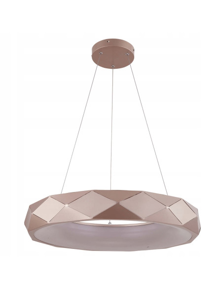 Lampa LED Reus Gold – Elegancka lampa sufitowa w stylu glamour z giętej blachy do nowoczesnych wnętrz