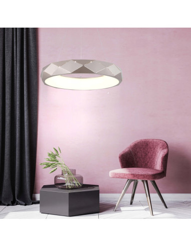 Lampa LED Reus Gold – Elegancka lampa sufitowa w stylu glamour z giętej blachy do nowoczesnych wnętrz