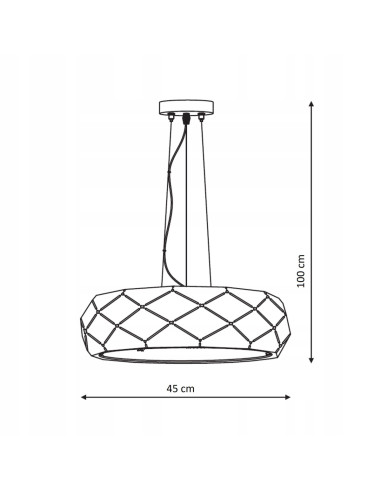 Luksusowy złoty żyrandol Reus z wycięciami, elegancka lampa do jadalni, metalowe oświetlenie glamour