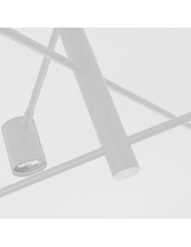 Lampa Wisząca Snow 6 w Białej Barwie – Nowoczesne Oświetlenie do Sypialni i Stylowych Wnętrz