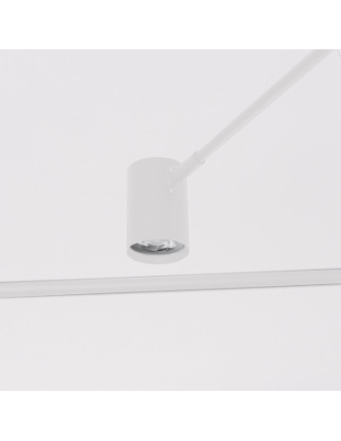 Lampa Wisząca Snow 6 w Białej Barwie – Nowoczesne Oświetlenie do Sypialni i Stylowych Wnętrz