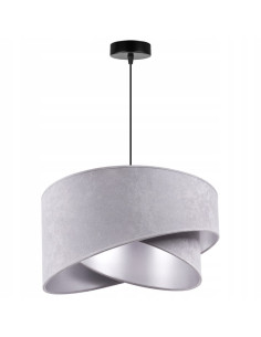 Lampa MEDIOLAN z regulowanym srebrnym abażurem – nowoczesne oświetlenie do eleganckich wnętrz 2