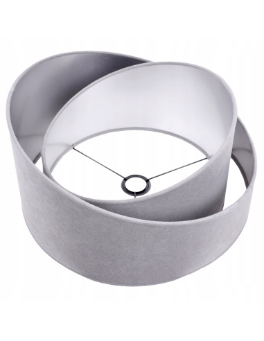 Lampa MEDIOLAN z regulowanym srebrnym abażurem – nowoczesne oświetlenie do eleganckich wnętrz